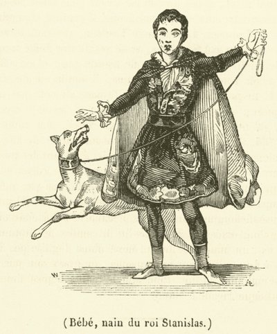 Bebe, nain du roi Stanislas (gravering) af French School