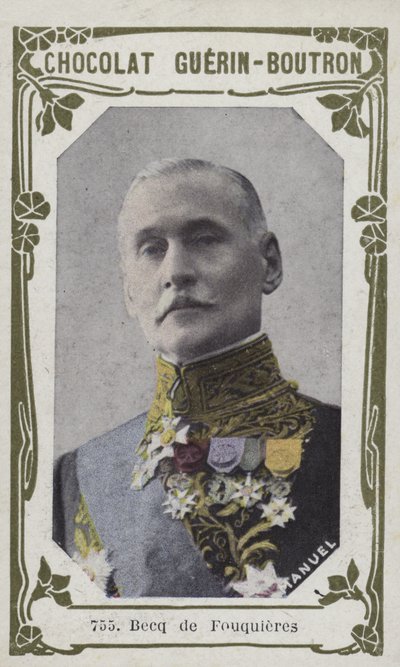 Becq de Fouquieres (farvet foto) af French School