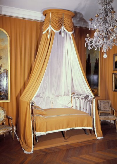 Seng med baldakin, c.1790-91 af French School