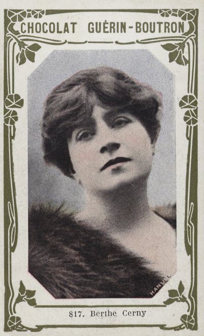 Berthe Cerny (farvet foto) af French School