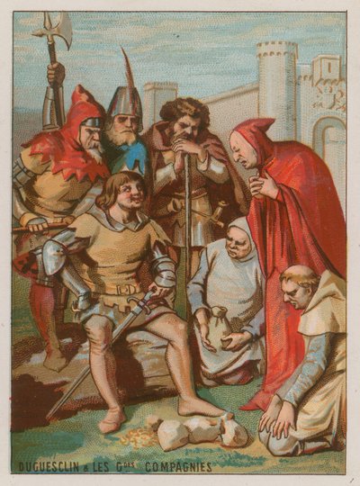 Bertrand du Guesclin overbeviser de frie virksomheder om at forene sig af French School