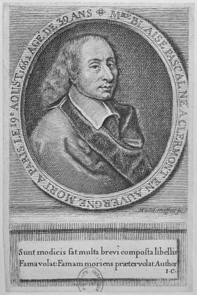 Blaise Pascal (1623-62) af French School