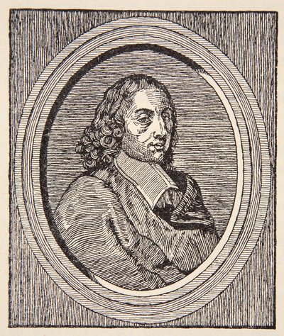 Blaise Pascal, illustration fra History of the French Nation, Sciences, bind I & II, af Gabriel Hanotaux (1853-1944), 1924 af French School