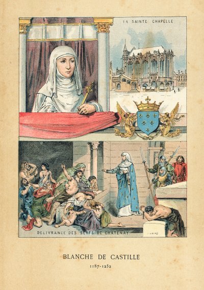 Blanche af Castilien af French School