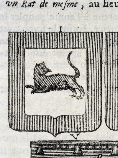 Blazon fra det italienske infanteriregiment i "" La Vraye and Perfect Science of Arms or the Armorial Index"" af Pierre Palliot af French School