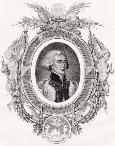 Bon-Adrien Jeannot de Moncey, Duc de Conegliano, graveret af Pannemaker-Ligny efter Linard, fra 