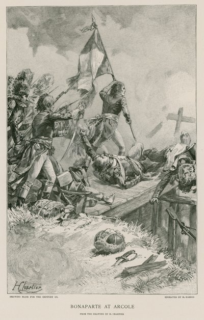 Bonaparte ved Arcole af French School