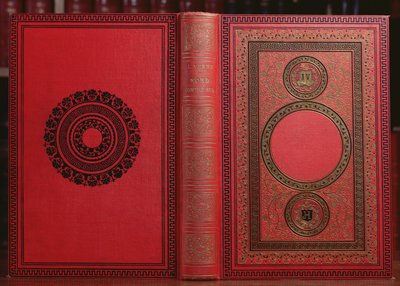 Bogomslag af North Against South af Jules Verne (1828-1905) (læder) af French School