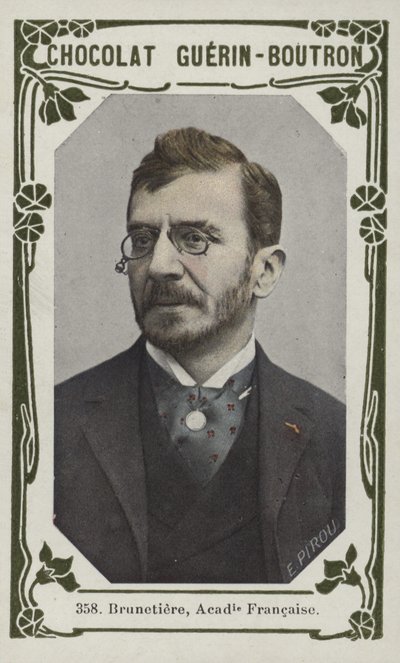 Brunetiere, French Academy (farvet foto) af French School
