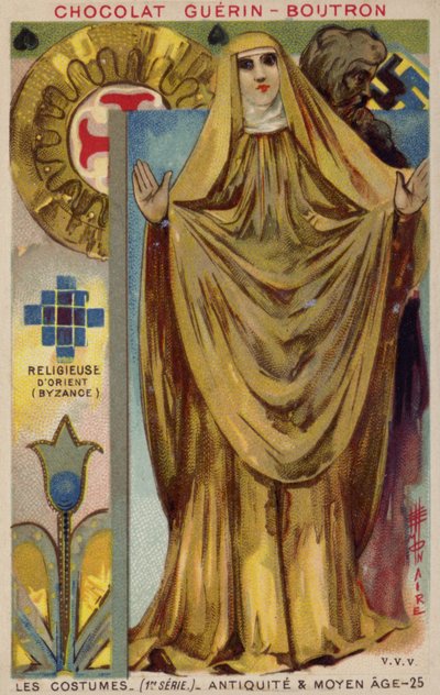 byzantinsk nonne af French School