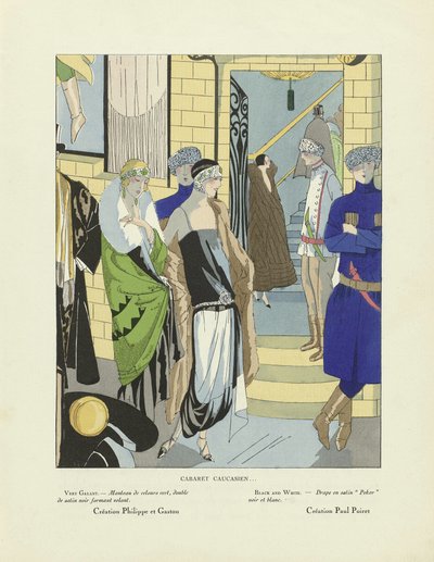 Cabaret Caucasien .., fra Art-Gout-Beaute, pub. 1920