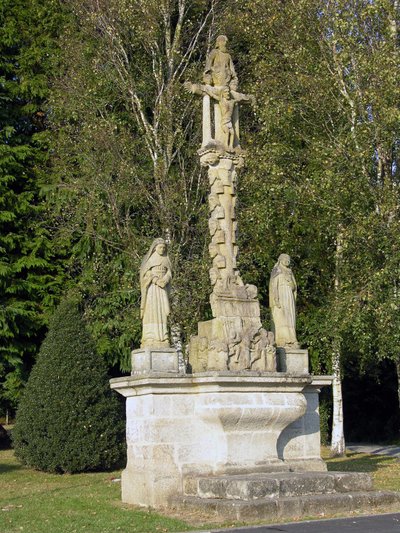 Golgata, udskåret af Cabedoche Freres, 1827 af French School