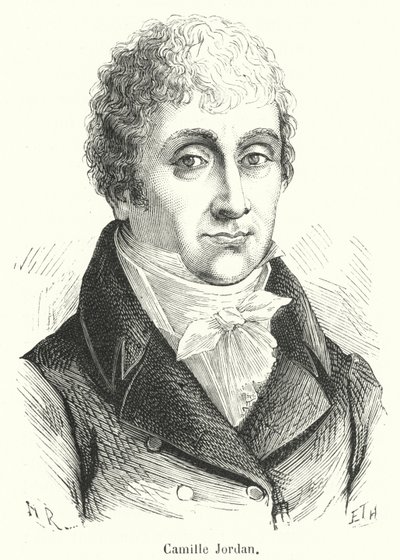 Camille Jordan (gravering) af French School
