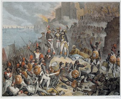 Kampagne (Ekspedition) af Egypten (1798-1801), Army of the East: belejring af Saint John of Acre. 1799. - i “” Sejre og erobringer af de franske hære””. af French School