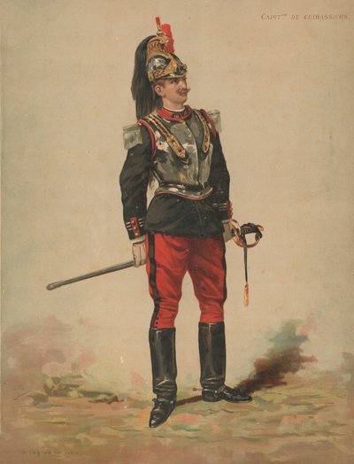 Kaptajn af Cuirassiers af French School