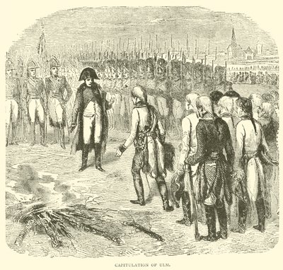 Kapitulation af Ulm (gravering) af French School