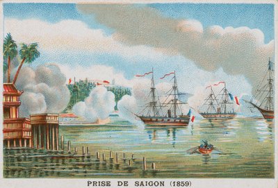 Franskmændenes erobring af Saigon, 1859 af French School