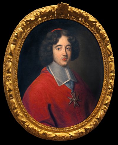 Kardinal de Bouillon, abbede af Tournus fra 1660 til 1715, initiativtager til opførelsen af hotel dieu. Anonymt maleri, fransk kunst 1600-tallet. Hotel Dieu, Musée Greuze, Tournus. af French School