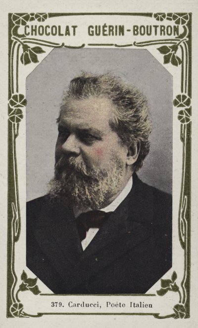 Carducci, italiensk digter (farvet foto) af French School