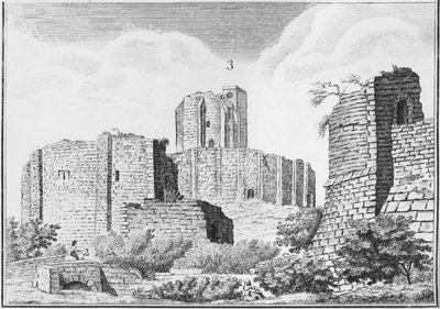 Gisors Slot, Normandiet, begyndelsen af det 19. århundrede af French School