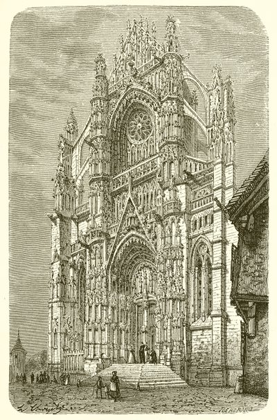 Katedralen i Beauvais af French School