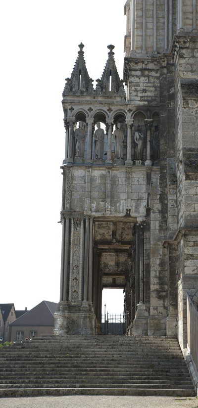Cathedrale de chartres, detalje af den sydlige portal af French School