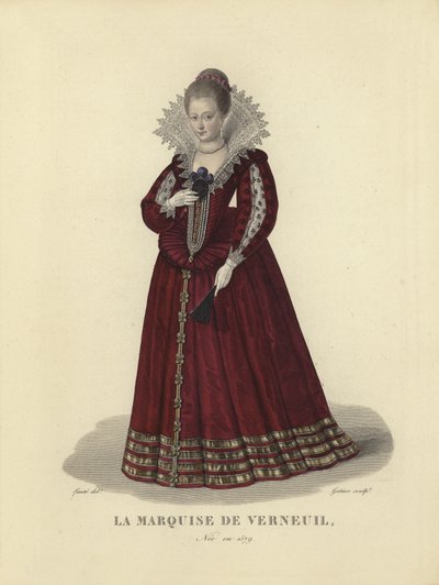 Catherine Henriette de Balzac dEntragues, Marquise de Verneuil, elskerinde til kong Henrik IV af Frankrig af French School