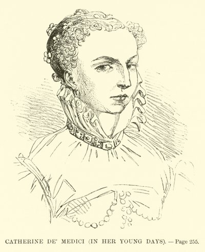 Catherine de Medici, i sine unge dage af French School