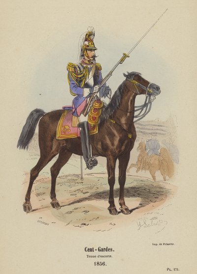 Cent-Gardes, Escort outfit af French School