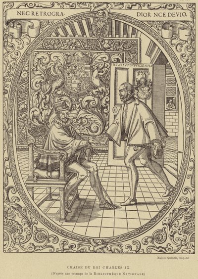 Stol for kong Charles IX af Frankrig, 1500-tallet af French School