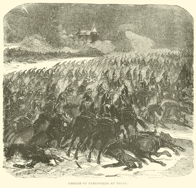 Anklage for Cuirassiers ved Eylau (gravering) af French School