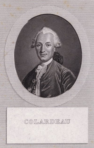 Charles-Pierre Colardeau, fransk digter (stik) af French School