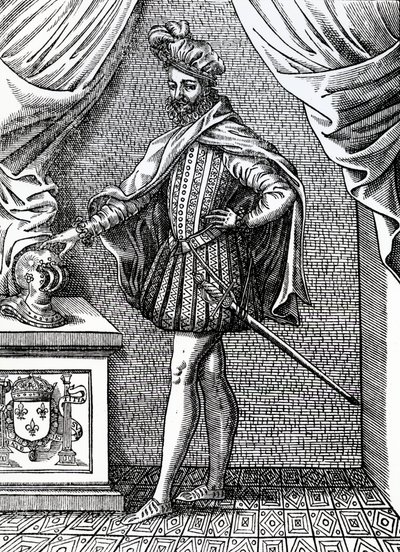 Charles IX (1550-74), konge af Frankrig, 1573 af French School