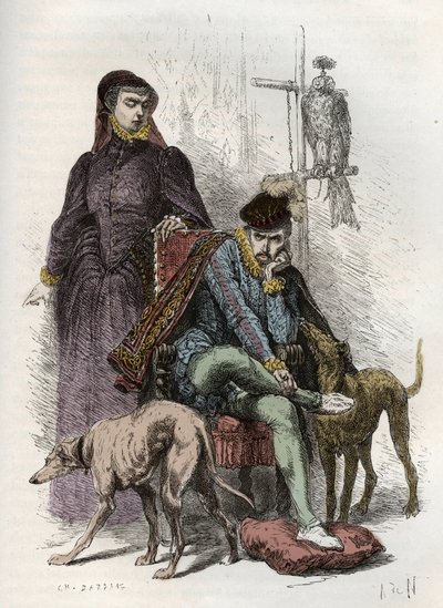 Charles IX og Catherine de Medici - Caterina de 