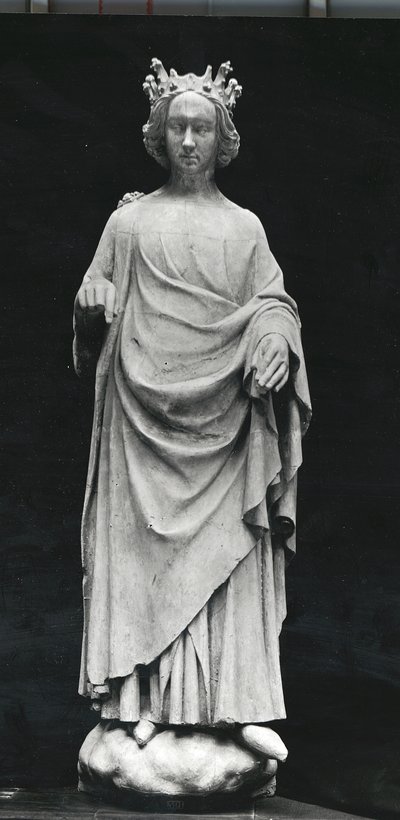 Charles VI (1368-1422) konge af Frankrig, fra Palais de Justice i Poitiers, original slutningen af det 14. århundrede (gipsafstøbning) af French School