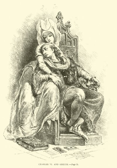 Karl VI og Odette af French School