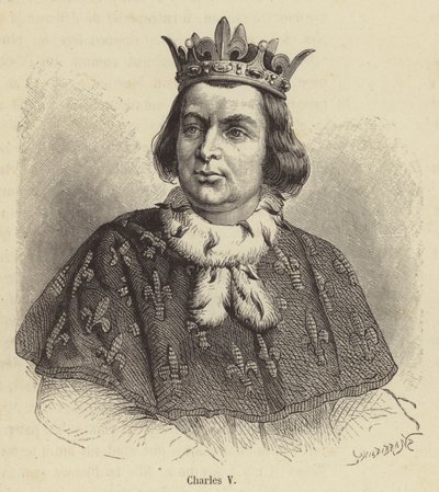 Charles V (gravering) af French School