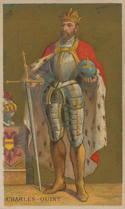 Charles V, hellig romersk kejser (1500-1558) af French School