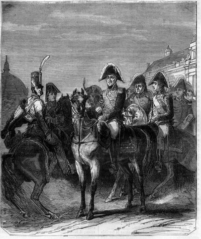 Charles X (1757-1836) konge af Frankrig. Indgravering i "Historien om paver-konger-dronninger og kejsere gennem århundrederne"" af Maurice Lachatre af French School
