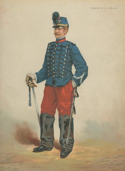 Jæger til hest af French School