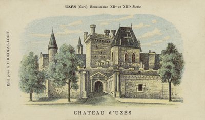 Chateau dUzes, Uzes, Gard af French School
