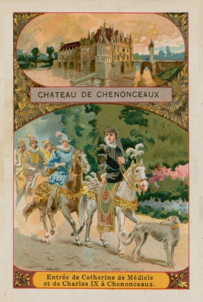 Chateau de Chenonceaux af French School