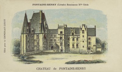 Chateau de Fontaine-Henry, Fontaine-Henry, Calvados af French School