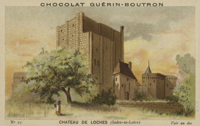Slottet Loches, Indre-et-Loire af French School