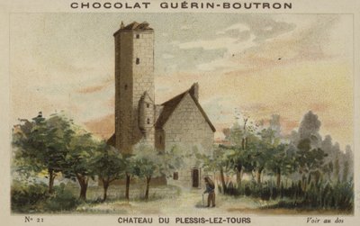 Slottet i Plessis-lez-Tours af French School