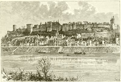 Chateau of Chinon af French School