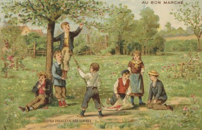 Børn Kirsebærplukning af French School