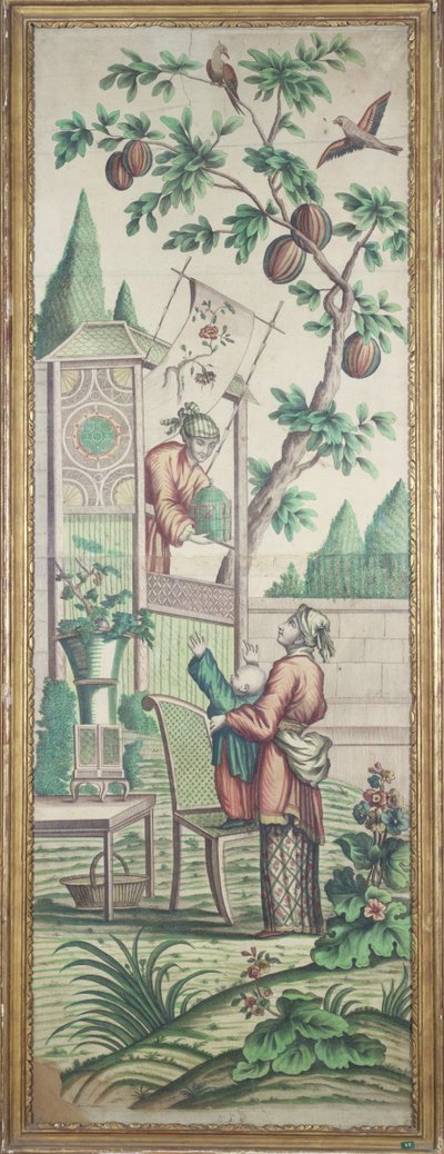Chinoiserie tapet af French School