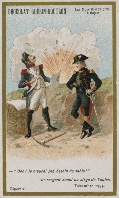 Chocolat Guerin-Boutron byttekort, Historic Words-serien af French School