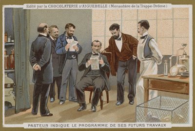 Chocolat dAiguebelle handelskort af French School